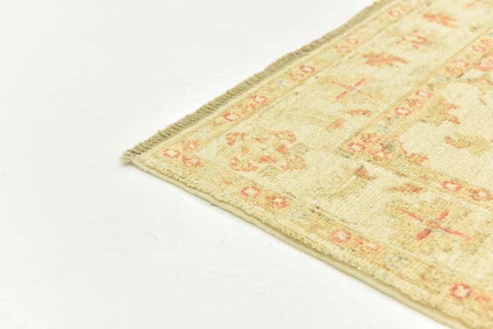 2' 5 x 6' 6 Hand Knotted Peshawar Ziegler Runner Rug