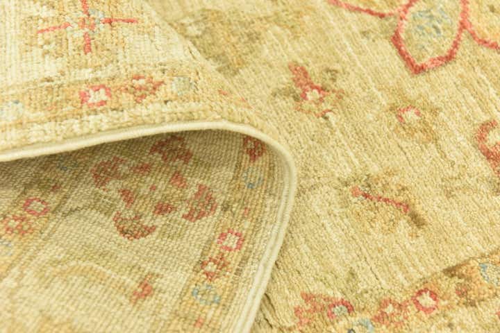 2' 5 x 6' 6 Hand Knotted Peshawar Ziegler Runner Rug
