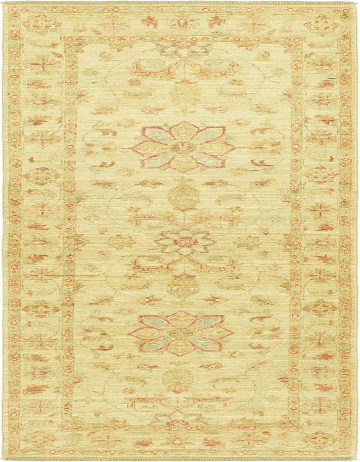 Detail image of 2' 5 x 6' 6 Hand Knotted Peshawar Ziegler Runner Rug