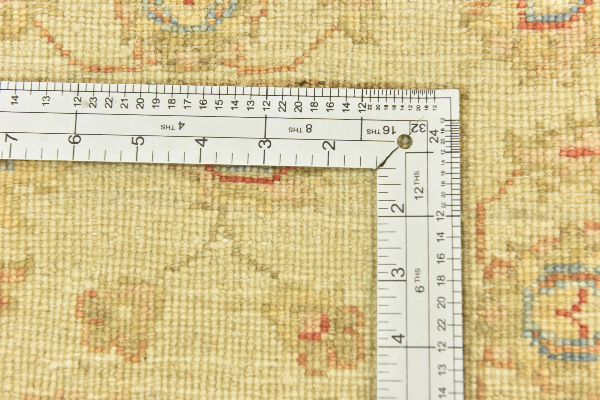 2' 6 x 6' 4 Hand Knotted Peshawar Ziegler Runner Rug