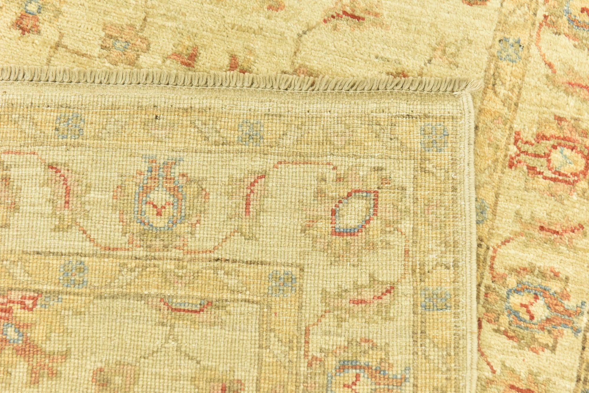 2' 6 x 6' 4 Hand Knotted Peshawar Ziegler Runner Rug