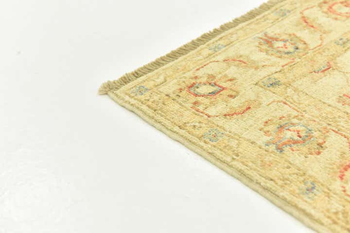 75cm x 195cm Handgeknoopt Peshawar Ziegler Loper Vloerkleed