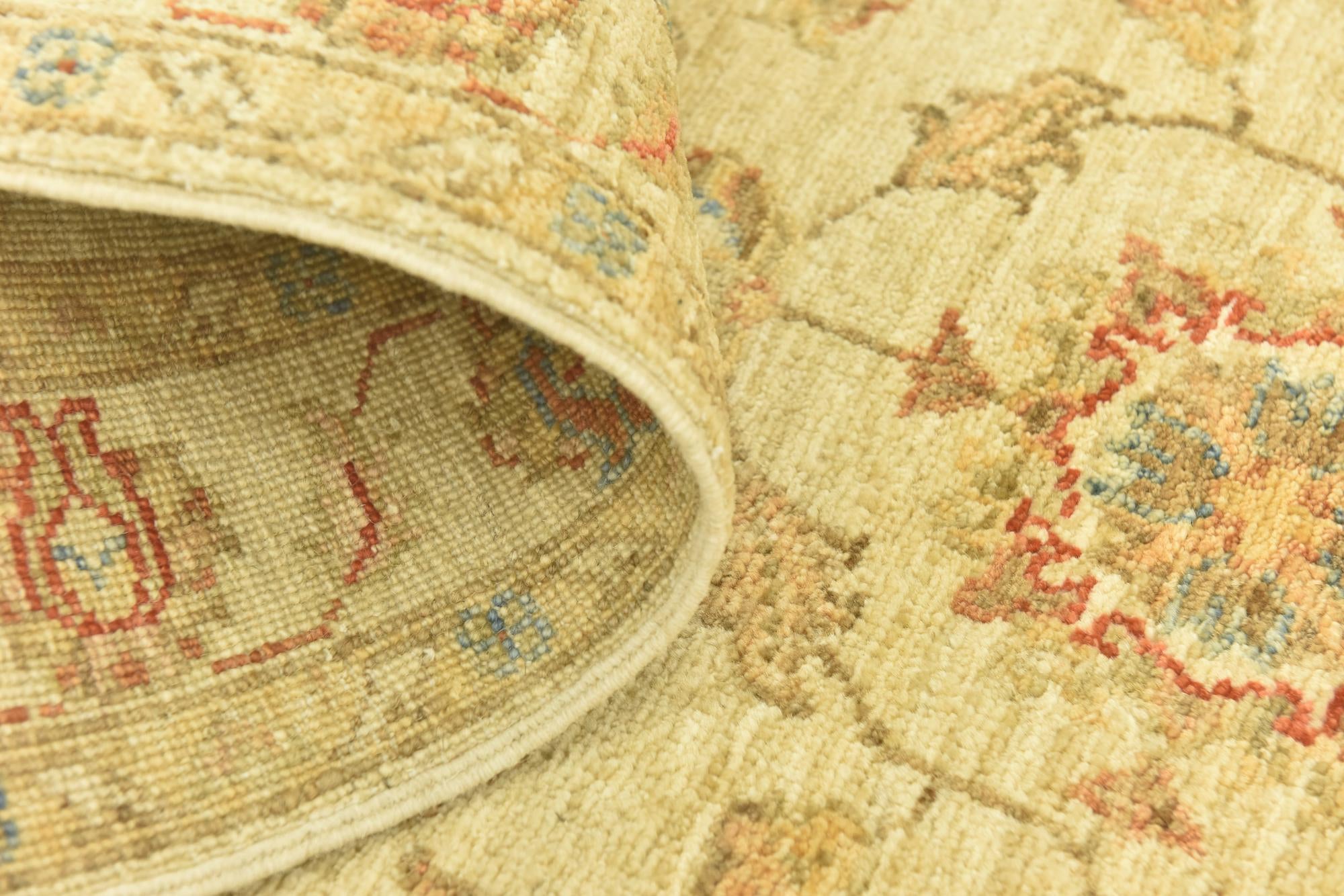 2' 6 x 6' 4 Hand Knotted Peshawar Ziegler Runner Rug