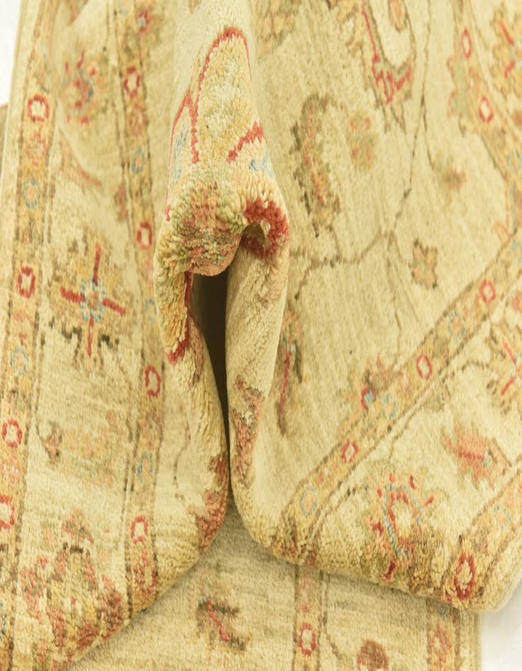 Detail image of 2' 6 x 6' 9  Hand Knotted Peshawar Ziegler Runner Rug