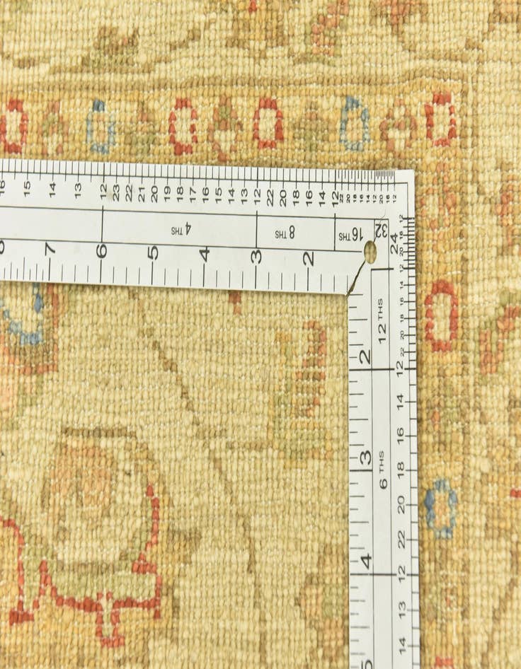 Detail image of 2' 6 x 6' 9  Hand Knotted Peshawar Ziegler Runner Rug