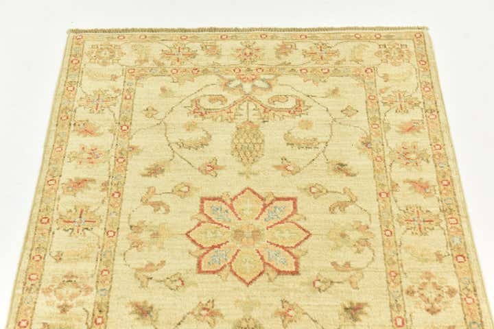 75cm x 205cm Handgeknüpft Peshawar Ziegler Läufer Teppich