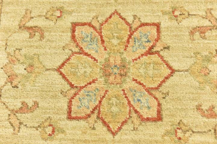 75cm x 205cm Handgeknüpft Peshawar Ziegler Läufer Teppich
