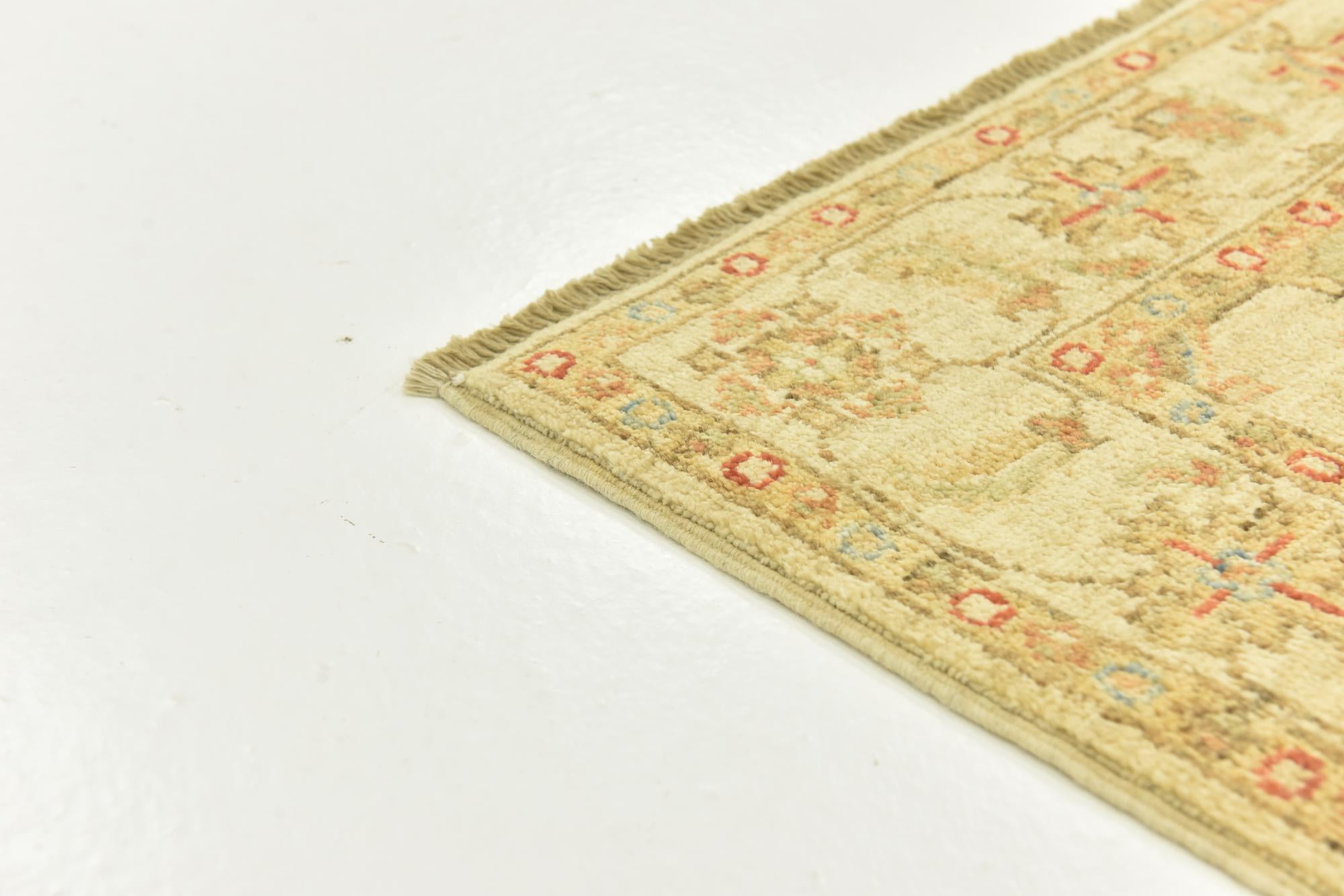 2' 6 x 6' 9 Hand Knotted Peshawar Ziegler Runner Rug