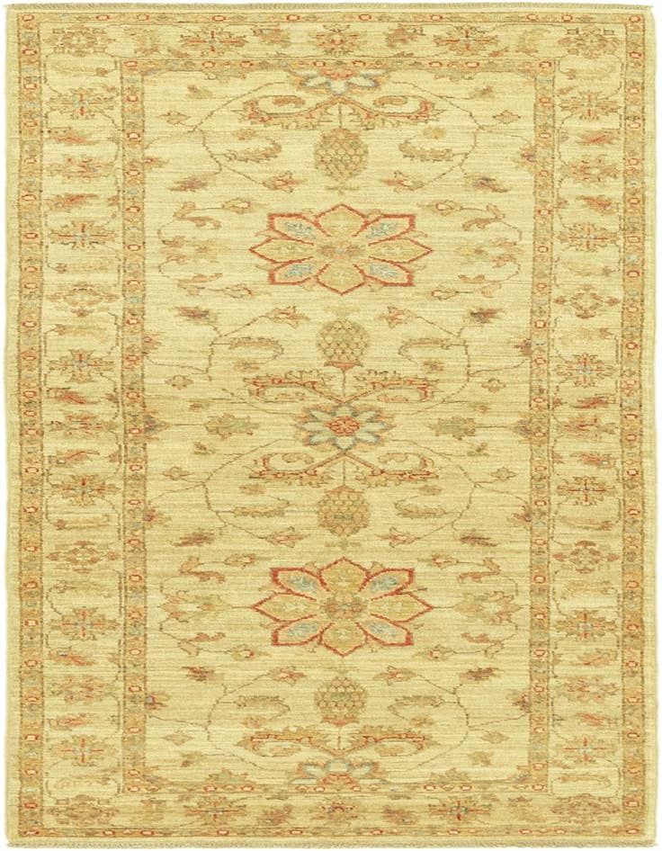 Detail image of 2' 6 x 6' 9 Hand Knotted Peshawar Ziegler Runner Rug