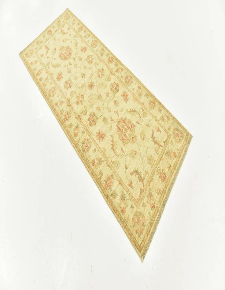 Detail image of 2' 7 x 6' 6  Hand Knotted Peshawar Ziegler Runner Rug