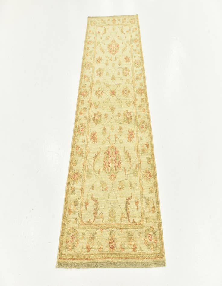 Detail image of 2' 7 x 6' 6  Hand Knotted Peshawar Ziegler Runner Rug