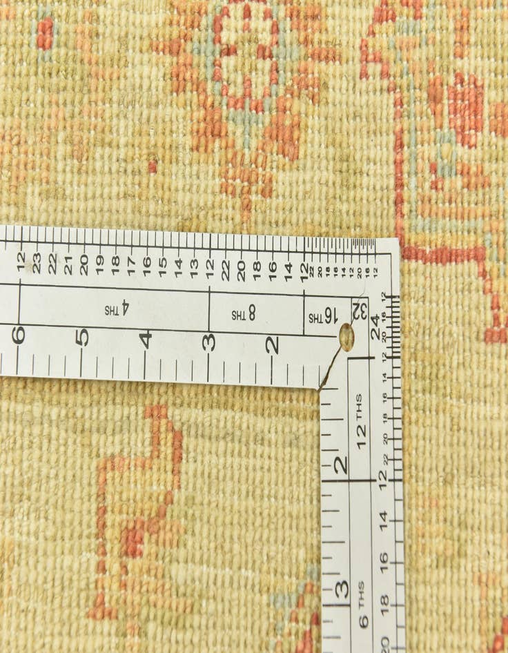 Detail image of 2' 6 x 6' 9  Hand Knotted Peshawar Ziegler Runner Rug