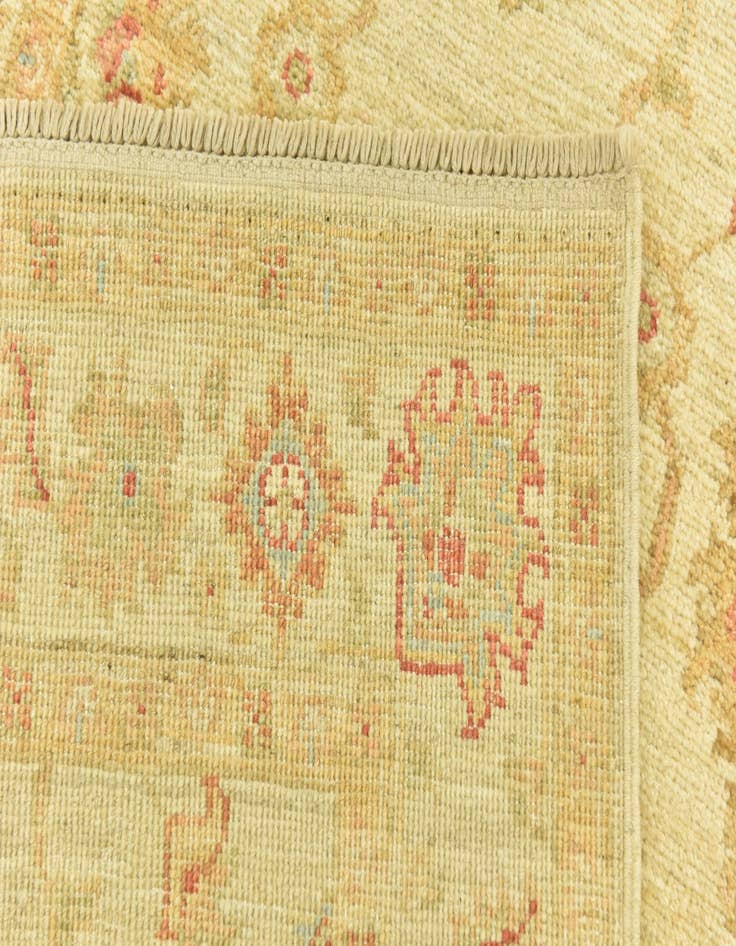 Detail image of 2' 6 x 6' 9  Hand Knotted Peshawar Ziegler Runner Rug