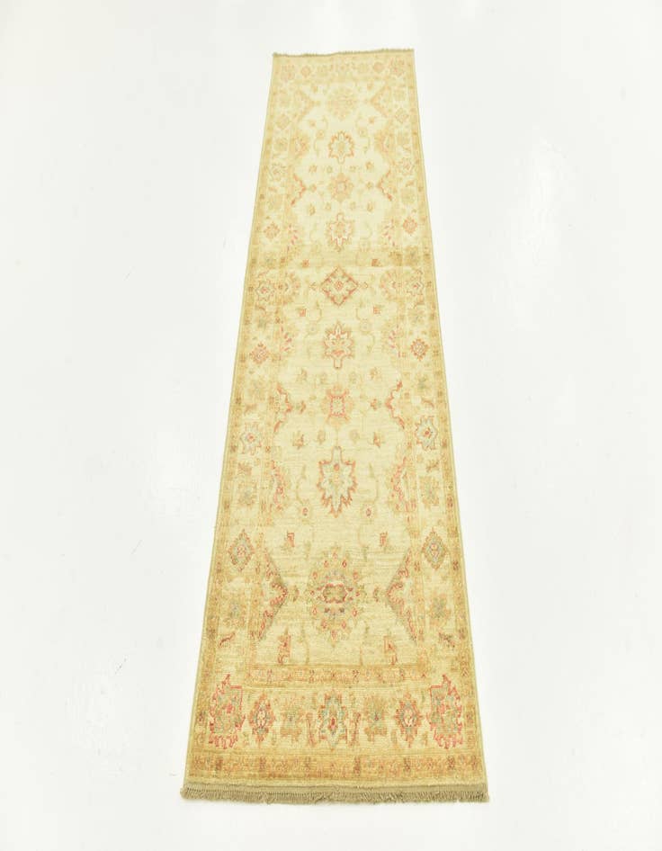 Detail image of 2' 6 x 6' 9  Hand Knotted Peshawar Ziegler Runner Rug