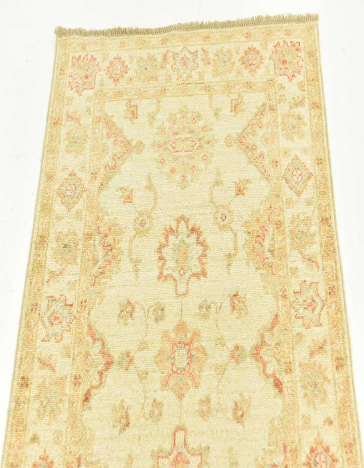 Detail image of 2' 6 x 6' 9  Hand Knotted Peshawar Ziegler Runner Rug