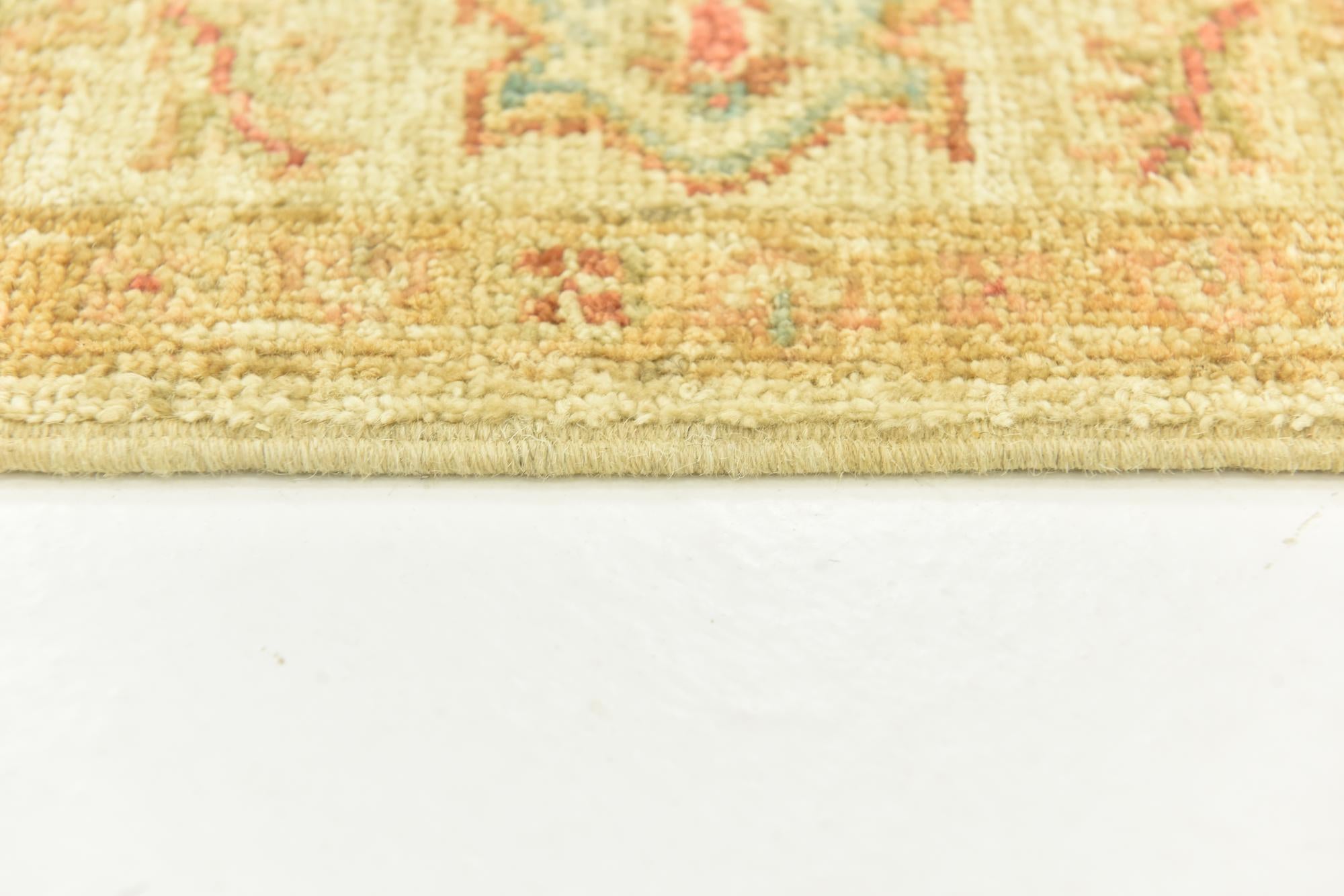 2' 6 x 6' 9 Hand Knotted Peshawar Ziegler Runner Rug