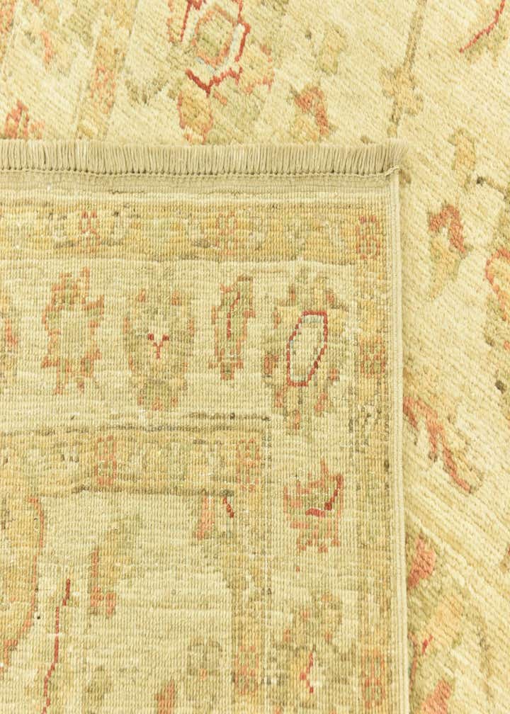 2' 6 x 6' 7 Hand Knotted Peshawar Ziegler Runner Rug