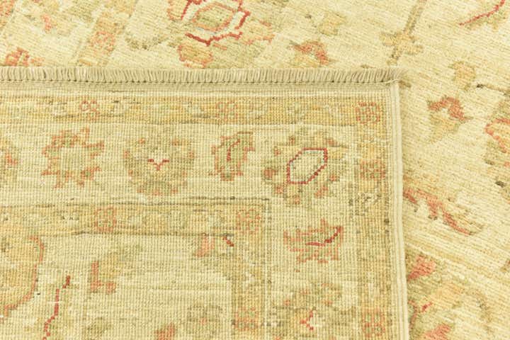 2' 6 x 6' 7 Hand Knotted Peshawar Ziegler Runner Rug