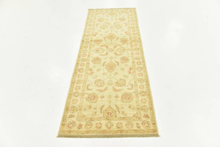 Detail image of 2' 6 x 6' 7 Hand Knotted Peshawar Ziegler Runner Rug