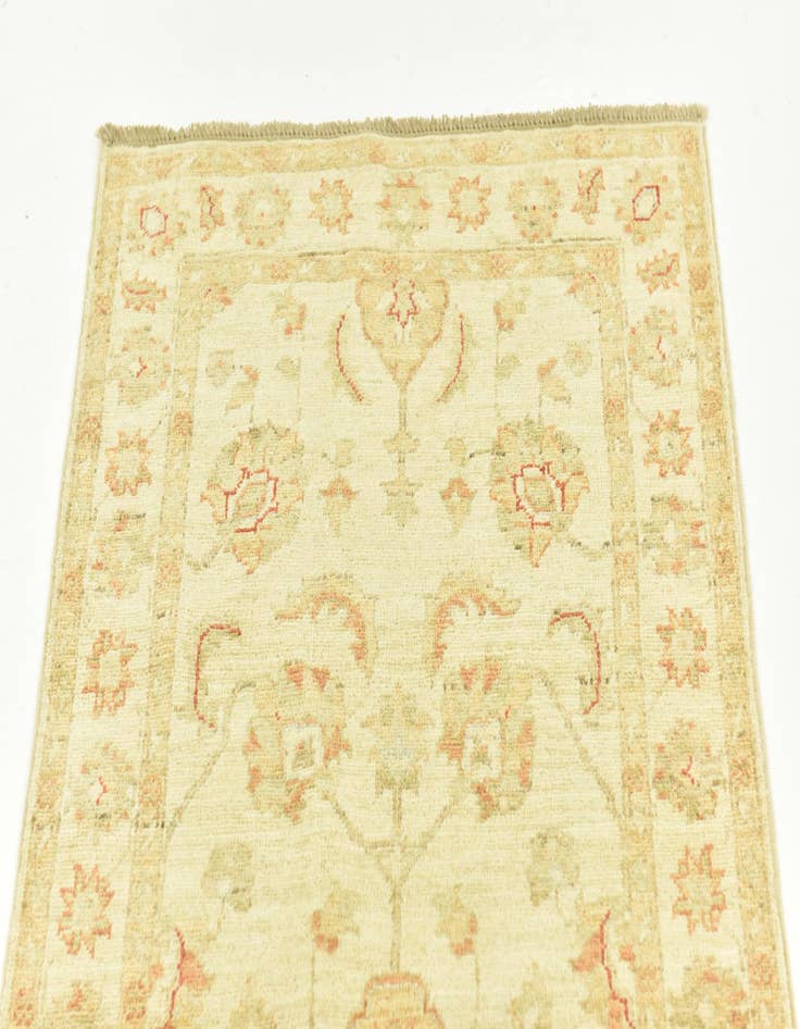 Detail image of 2' 6 x 6' 7 Hand Knotted Peshawar Ziegler Runner Rug