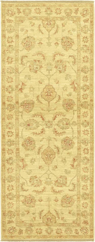 Detail image of 2' 6 x 6' 7 Hand Knotted Peshawar Ziegler Runner Rug