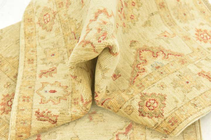 2' 6 x 6' 5 Hand Knotted Peshawar Ziegler Runner Rug