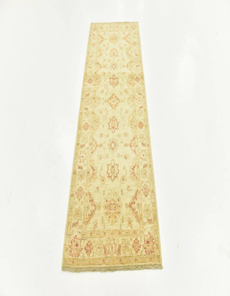 Detail image of 2' 6 x 6' 5 Hand Knotted Peshawar Ziegler Runner Rug