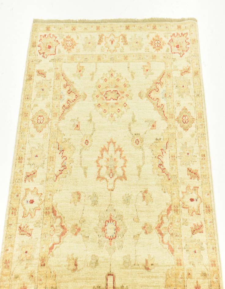 Detail image of 2' 6 x 6' 5 Hand Knotted Peshawar Ziegler Runner Rug