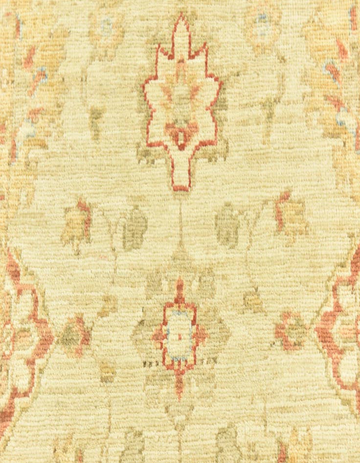 Detail image of 2' 6 x 6' 5 Hand Knotted Peshawar Ziegler Runner Rug