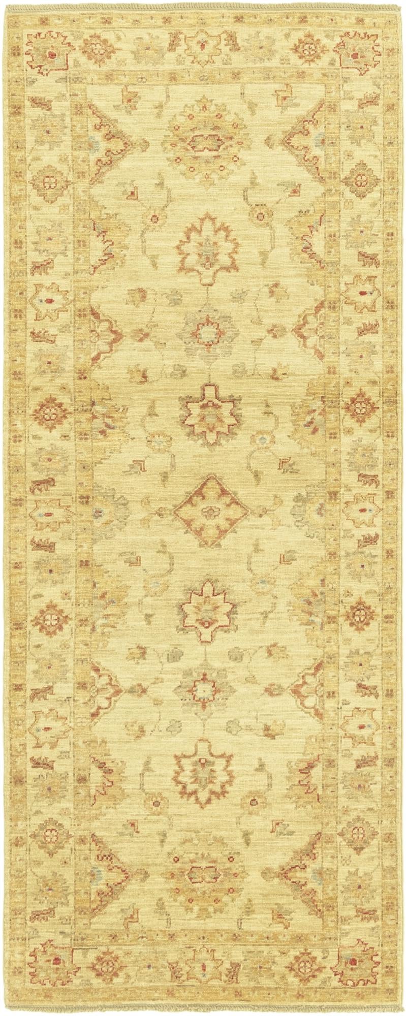 2' 6 x 6' 5 Hand Knotted Peshawar Ziegler Runner Rug
