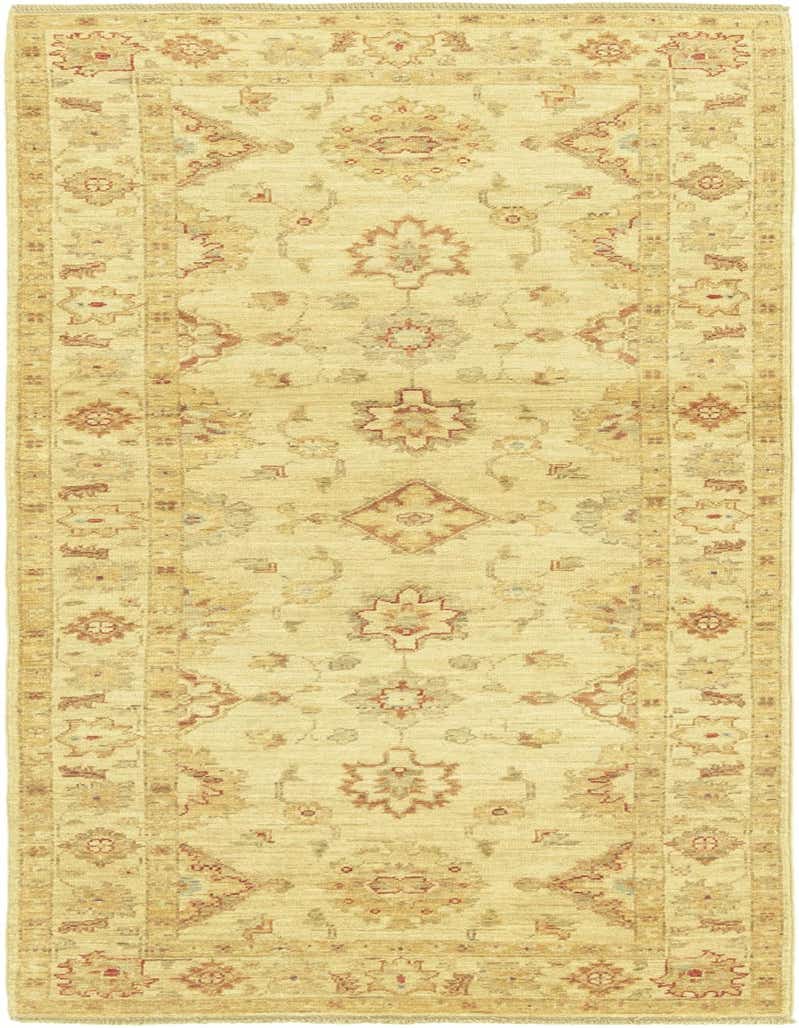 2' 6 x 6' 5 Hand Knotted Peshawar Ziegler Runner Rug