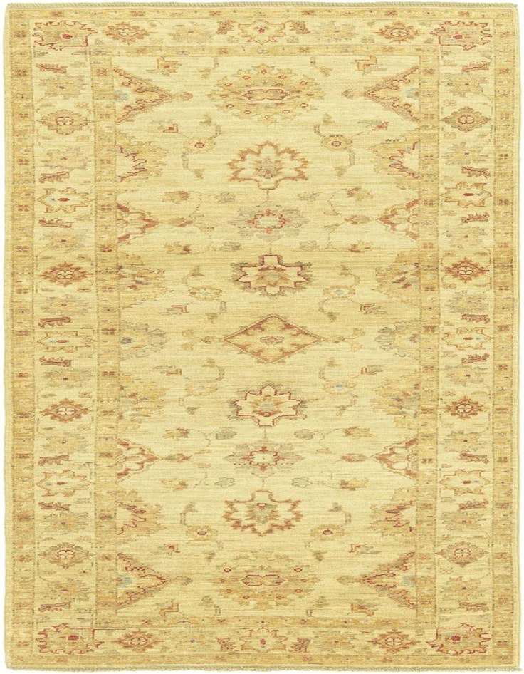 Detail image of 2' 6 x 6' 5 Hand Knotted Peshawar Ziegler Runner Rug