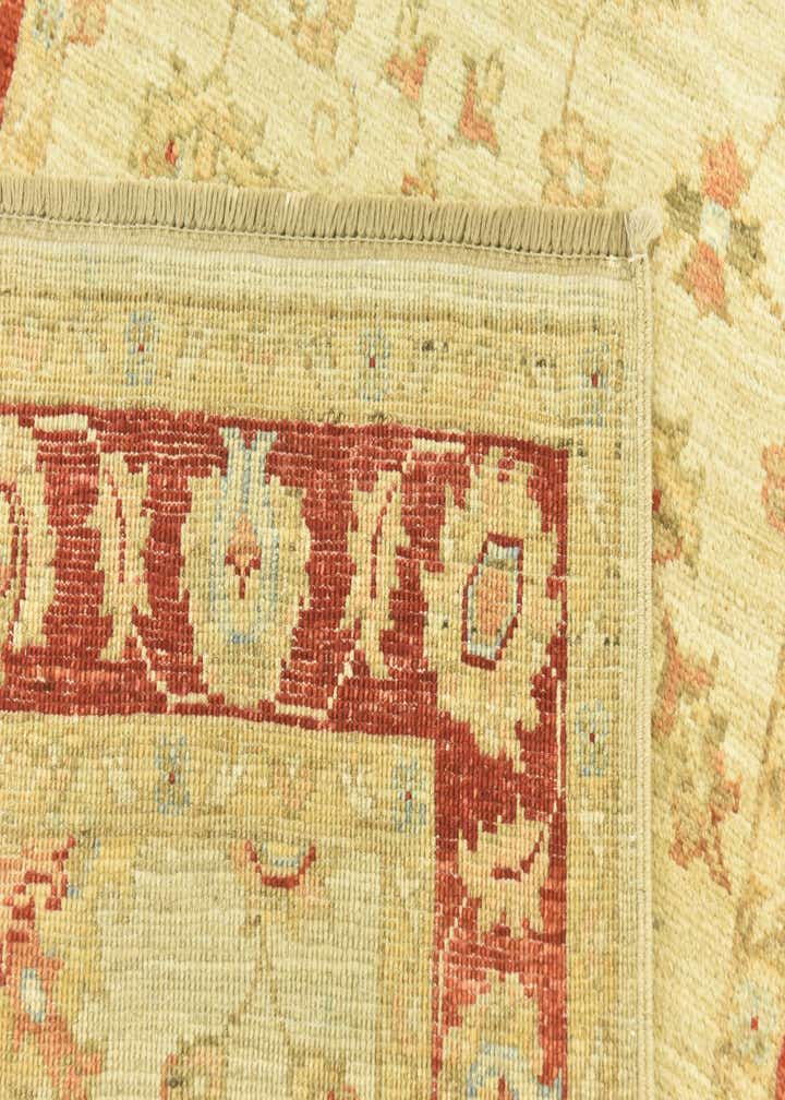 2' 6 x 6' 7 Hand Knotted Peshawar Ziegler Runner Rug