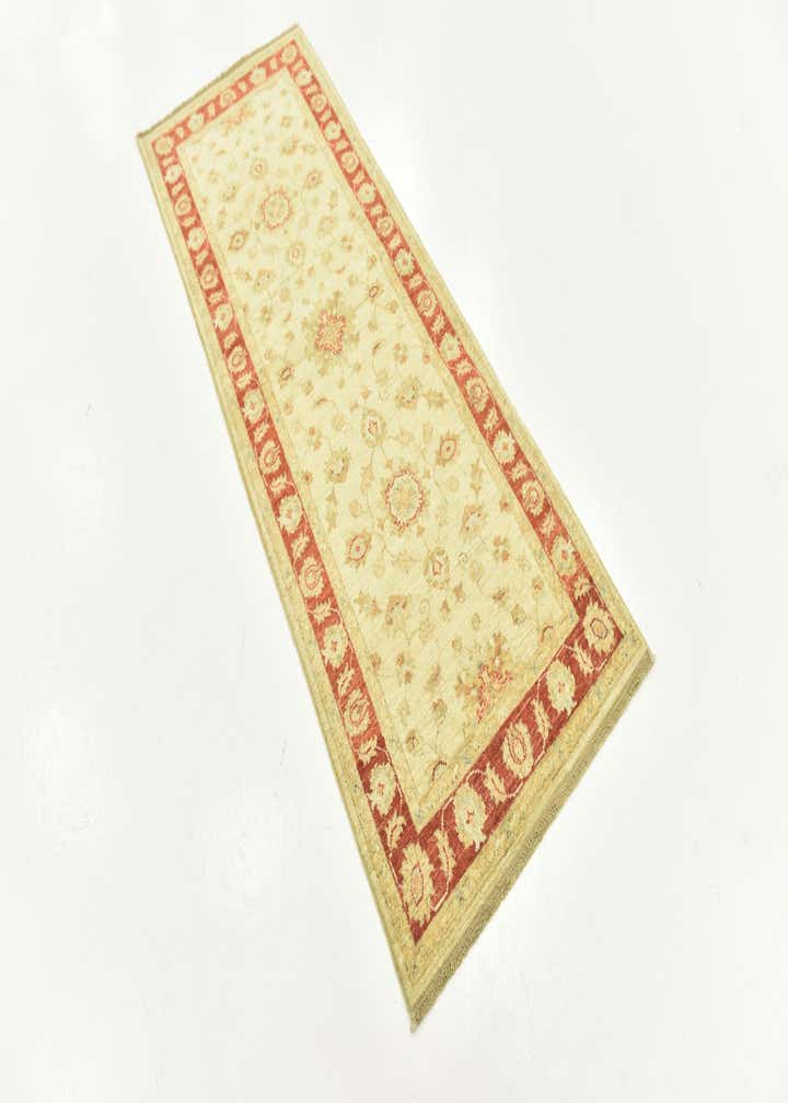 2' 6 x 6' 7 Hand Knotted Peshawar Ziegler Runner Rug