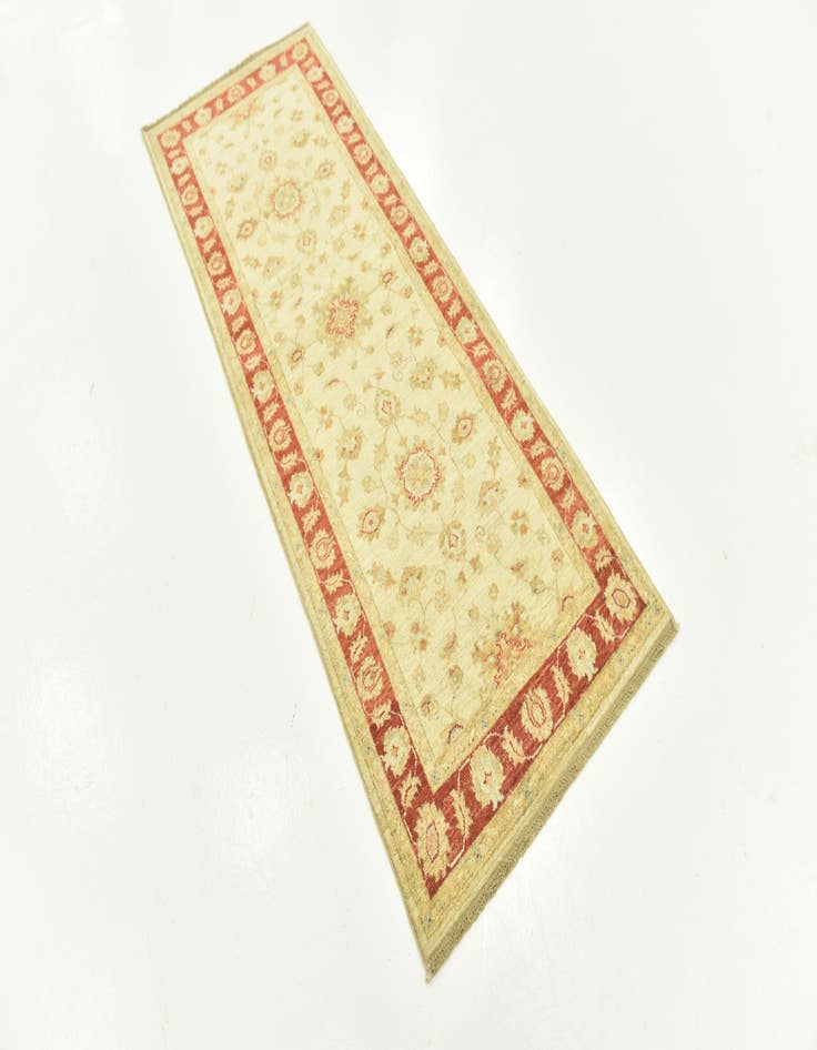 Detail image of 2' 6 x 6' 7  Hand Knotted Peshawar Ziegler Runner Rug