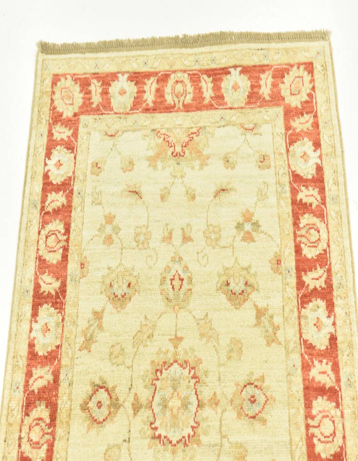 Detail image of 2' 6 x 6' 7 Hand Knotted Peshawar Ziegler Runner Rug