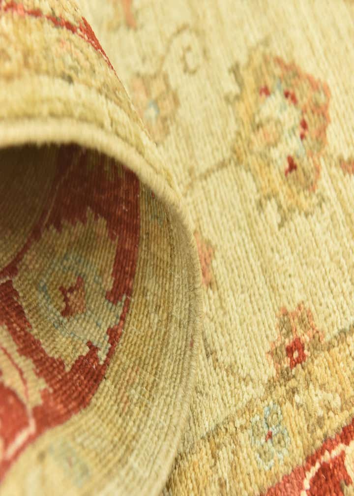 2' 6 x 6' 7 Hand Knotted Peshawar Ziegler Runner Rug