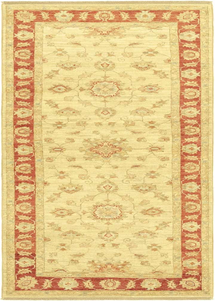 2' 6 x 6' 7 Hand Knotted Peshawar Ziegler Runner Rug