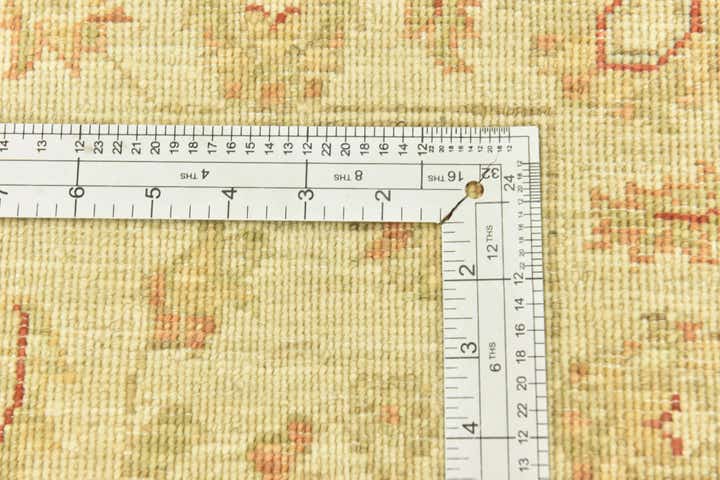 2' 6 x 6' 8 Hand Knotted Peshawar Ziegler Runner Rug