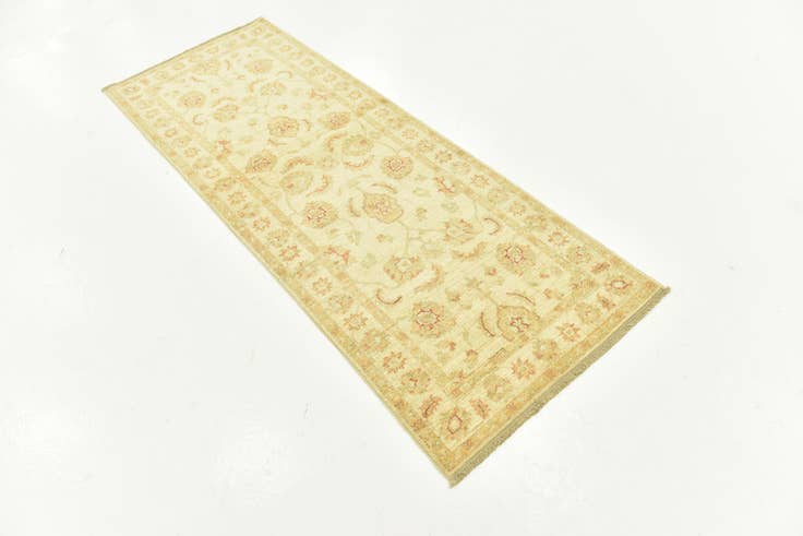 Detail image of 2' 6 x 6' 8 Hand Knotted Peshawar Ziegler Runner Rug