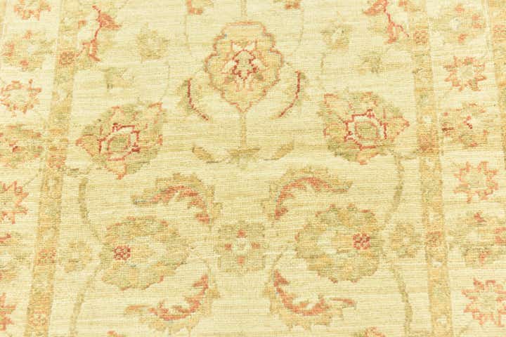 2' 6 x 6' 8 Hand Knotted Peshawar Ziegler Runner Rug