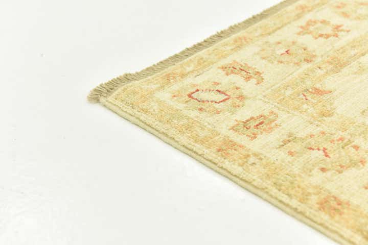 2' 6 x 6' 8 Hand Knotted Peshawar Ziegler Runner Rug