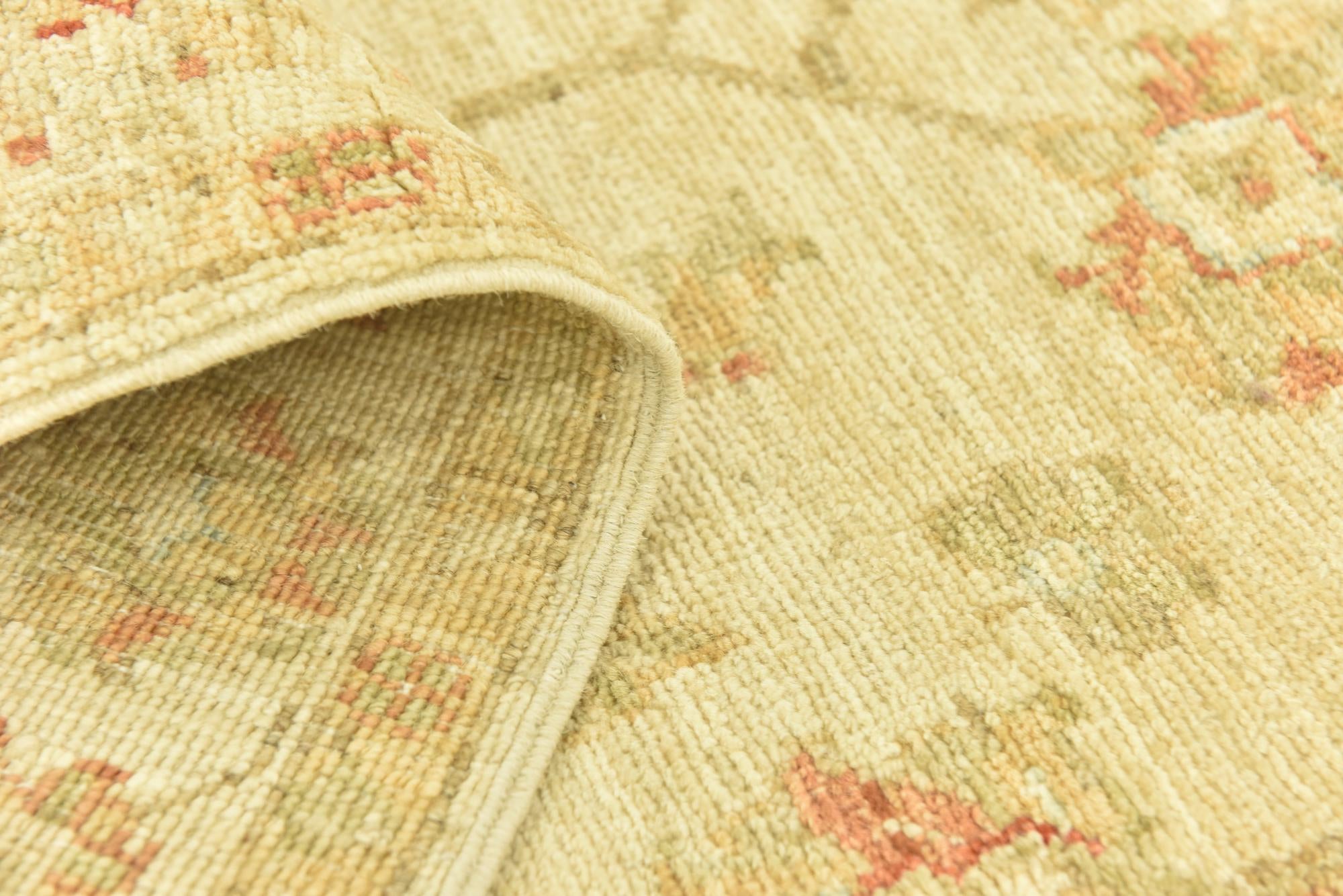 2' 6 x 6' 8 Hand Knotted Peshawar Ziegler Runner Rug