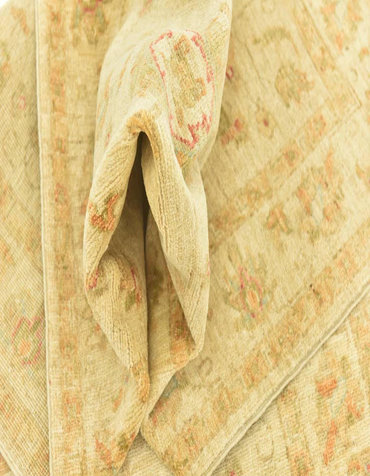 Detail image of 2' 8 x 16' 5  Hand Knotted Peshawar Ziegler Runner Rug