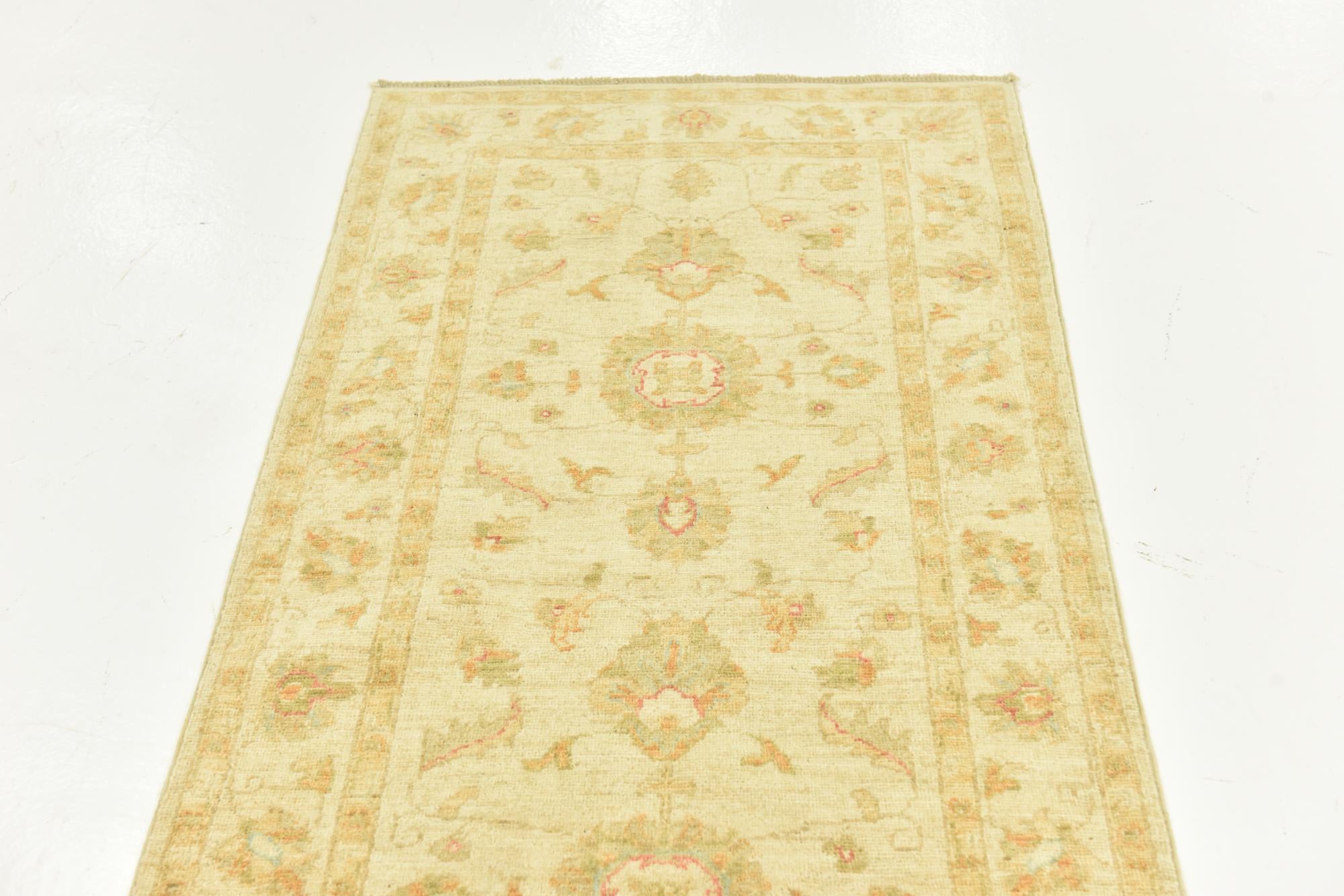 2' 8 x 16' 5 Hand Knotted Peshawar Ziegler Runner Rug
