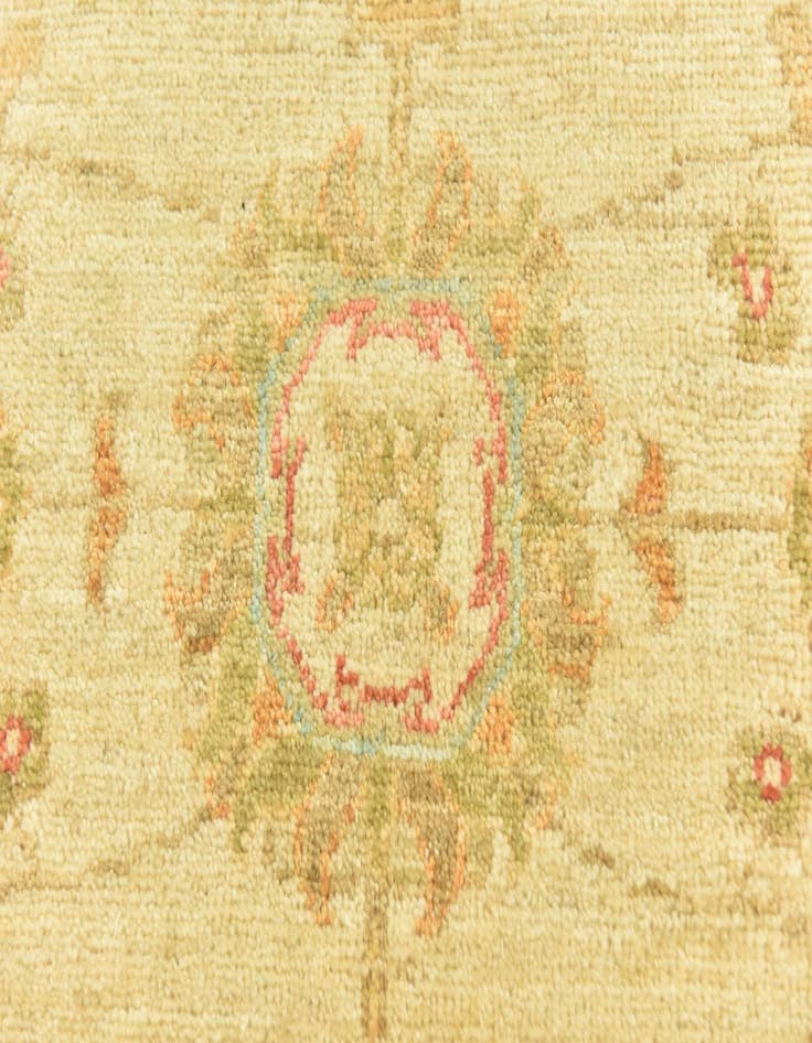 Detail image of 2' 8 x 16' 5  Hand Knotted Peshawar Ziegler Runner Rug