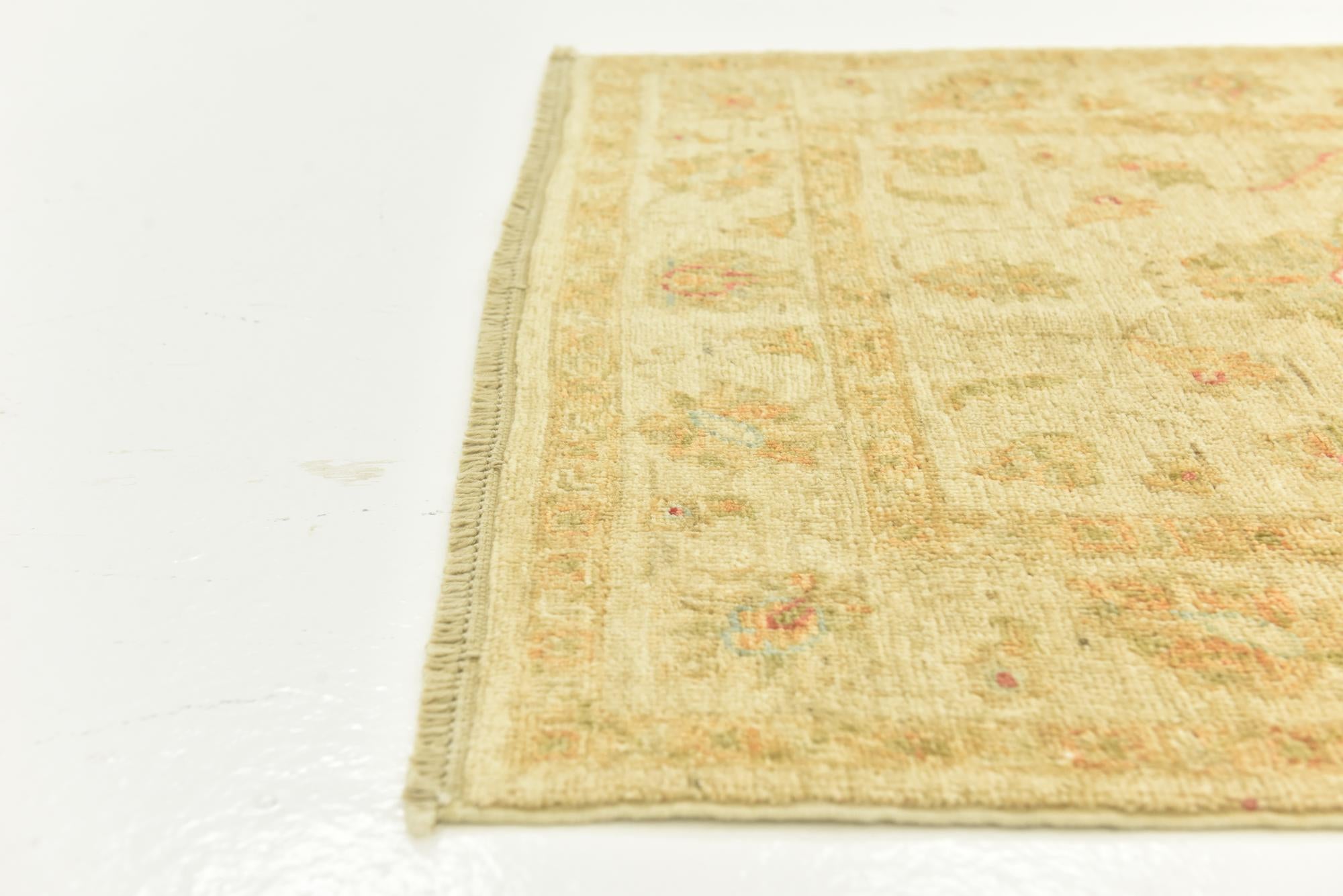 2' 8 x 16' 5 Hand Knotted Peshawar Ziegler Runner Rug