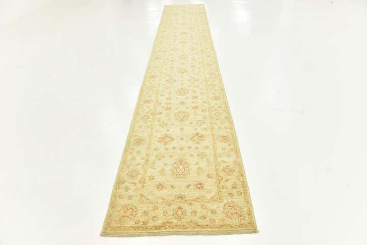 2' 8 x 16' 1 Hand Knotted Peshawar Ziegler Runner Rug