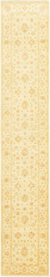 Detail image of 2' 8 x 16' 1 Hand Knotted Peshawar Ziegler Runner Rug