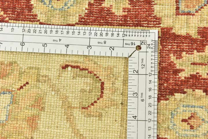 2' 9 x 11' 1 Hand Knotted Peshawar Ziegler Runner Rug